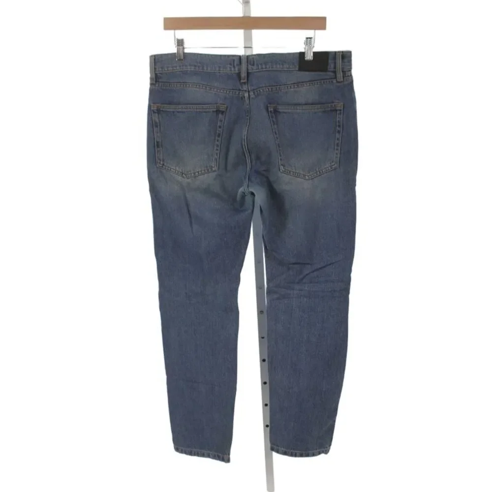 Dunhill Mens Straight Jeans Blue Cotton Button Fly Size 34